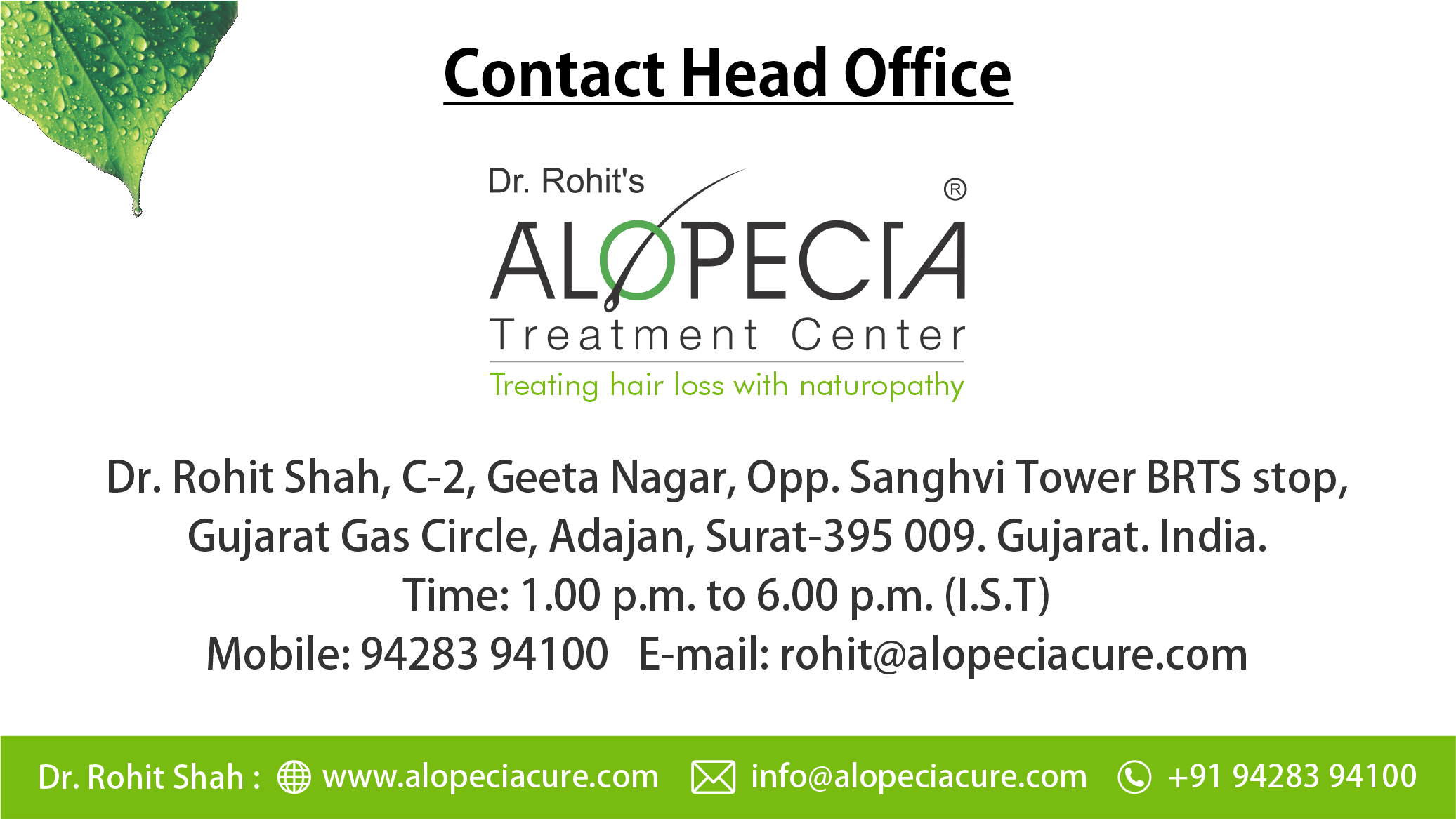 alopecia treatment center